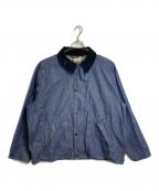 Babour×JOURNAL STANDARD relumeバブアー×ジャーナルスタンダード レリューム）の古着「24SS  デニム トランスポート ジャケット　アウター　JOURNAL STANDARD relume別注」｜ネイビー