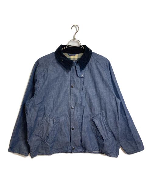 Babour（バブアー）Babour JOURNAL STANDARD relume (ジャーナルスタンダード レリューム) 24SS  デニム トランスポート ジャケット　アウター　JOURNAL STANDARD relume別注 ネイビー サイズ:36の古着・服飾アイテム