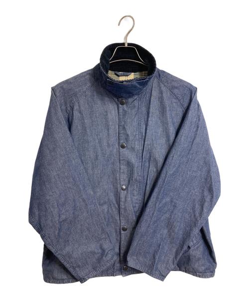 Babour（バブアー）Babour JOURNAL STANDARD relume (ジャーナルスタンダード レリューム) 24SS  デニム トランスポート ジャケット　アウター　JOURNAL STANDARD relume別注 ネイビー サイズ:36の古着・服飾アイテム