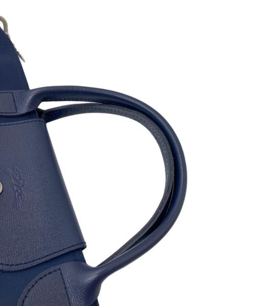 LONGCHAMP（ロンシャン）LONGCHAMP (ロンシャン) 2WAYバッグ　ハンドバッグ　ショルダーバッグ ブルーの古着・服飾アイテム