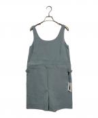 H BEAUTY&YOUTHエイチ ビューティー&ユース）の古着「トロピカルショートオールインワン　日本製」｜グレー