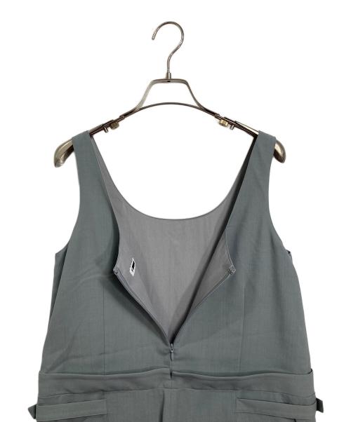 H BEAUTY&YOUTH（エイチ ビューティー&ユース）H BEAUTY&YOUTH (エイチ ビューティー&ユース) トロピカルショートオールインワン　日本製 グレー サイズ:S 未使用品の古着・服飾アイテム