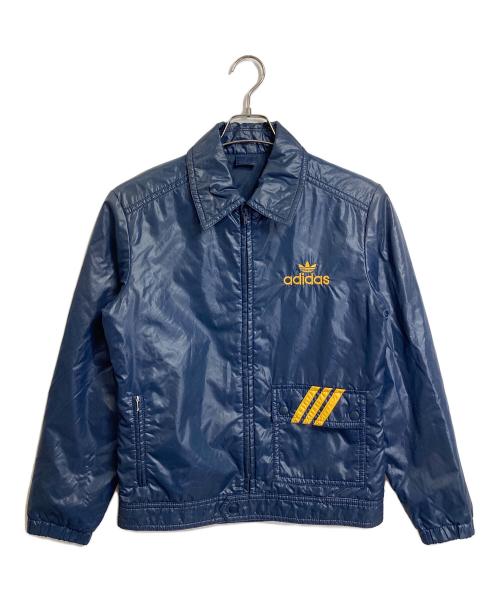 adidas（アディダス）adidas (アディダス) 【古着】西ドイツ製 ナイロンジャケット　アウター　ライトアウター　70's-80's　70年代　80年代 ネイビー サイズ:Mの古着・服飾アイテム