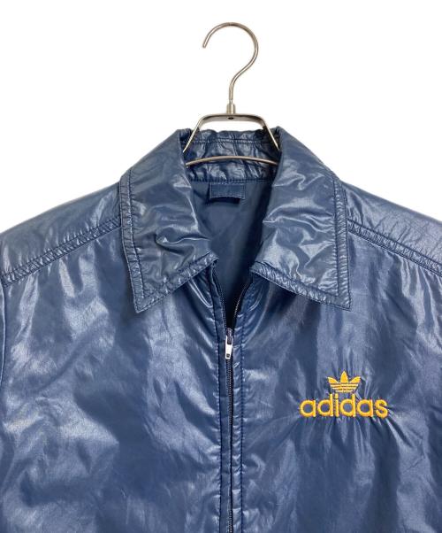 adidas（アディダス）adidas (アディダス) 【古着】西ドイツ製 ナイロンジャケット　アウター　ライトアウター　70's-80's　70年代　80年代 ネイビー サイズ:Mの古着・服飾アイテム