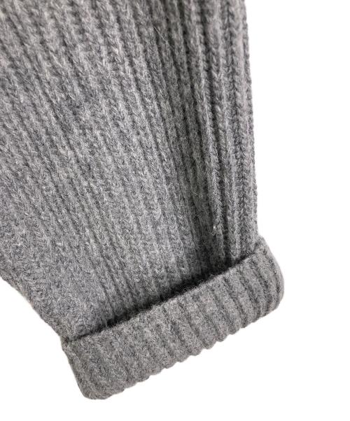 Snidel（スナイデル）Snidel (スナイデル) ウールハーフジップニットプルオーバー　長袖ニット　25年モデル グレー サイズ:FREEの古着・服飾アイテム