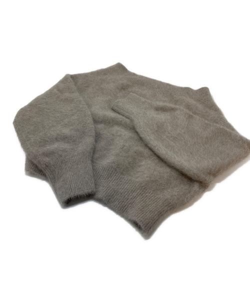 Snidel（スナイデル）Snidel (スナイデル) フォックスアルパカオフショルプルオーバー　オフショルニット　 ベージュ サイズ:FREEの古着・服飾アイテム