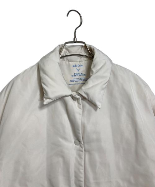 Mila Owen（ミラオーウェン）Mila Owen (ミラオーウェン) ステンカラーフレンチダウンAラインコート アイボリー サイズ:FREEの古着・服飾アイテム