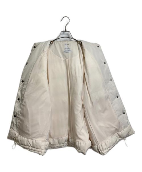 Mila Owen（ミラオーウェン）Mila Owen (ミラオーウェン) ステンカラーフレンチダウンAラインコート アイボリー サイズ:FREEの古着・服飾アイテム