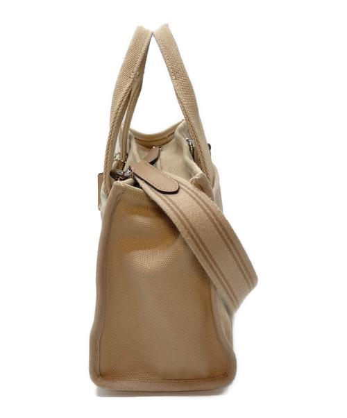 COACH（コーチ）COACH (コーチ) カーゴトートバッグ 2WAYショルダーバッグ ベージュ サイズ:実寸参照の古着・服飾アイテム
