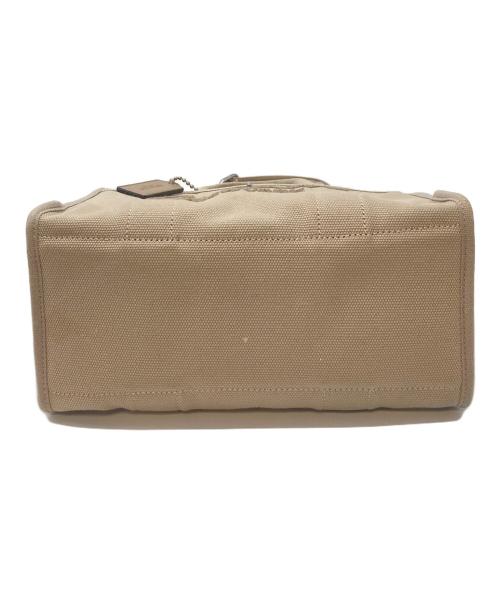 COACH（コーチ）COACH (コーチ) カーゴトートバッグ 2WAYショルダーバッグ ベージュ サイズ:実寸参照の古着・服飾アイテム