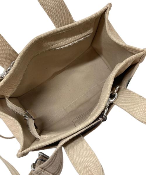 COACH（コーチ）COACH (コーチ) カーゴトートバッグ 2WAYショルダーバッグ ベージュ サイズ:実寸参照の古着・服飾アイテム