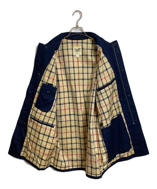 BROOKS BROTHERS（ブルックスブラザーズ）BROOKS BROTHERS (ブルックスブラザーズ) ステンカラーコート　ロングコート　ビジネスコート ネイビー サイズ:Sの古着・服飾アイテム