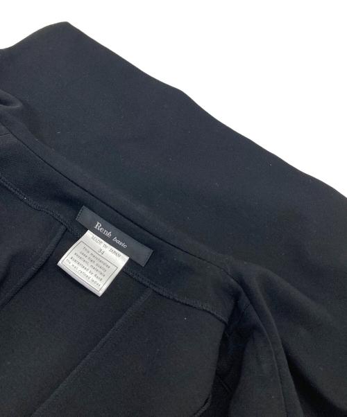 Rene basic（ルネベーシック）Rene basic (ルネベーシック) カメリア ジップ バックプリーツジャケット　日本製 ブラック サイズ:34の古着・服飾アイテム
