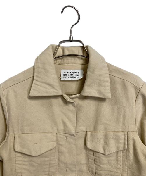 Martin Margiela 6（マルタンマルジェラ 6）Martin Margiela 6 (マルタンマルジェラ 6) コットンジャケット　90's　90年代 ベージュ サイズ:38の古着・服飾アイテム