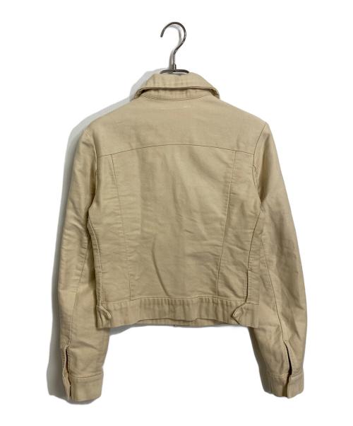 Martin Margiela 6（マルタンマルジェラ 6）Martin Margiela 6 (マルタンマルジェラ 6) コットンジャケット　90's　90年代 ベージュ サイズ:38の古着・服飾アイテム