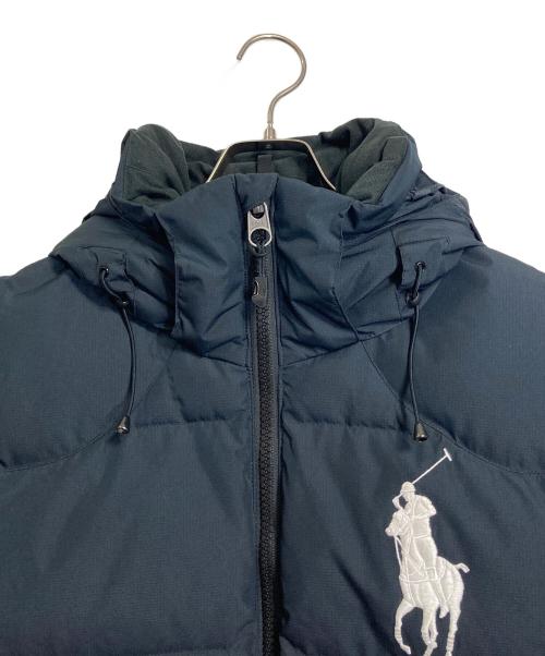 POLO RALPH LAUREN（ポロ・ラルフローレン）POLO RALPH LAUREN (ポロ・ラルフローレン) ビッグポニーダウンベスト ネイビー サイズ:Lの古着・服飾アイテム