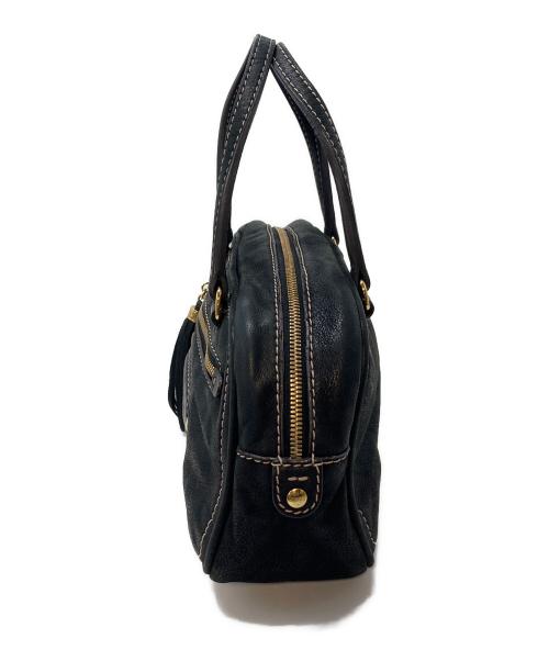 LOEWE（ロエベ）LOEWE (ロエベ) ハンドバッグ　レザーバッグ ブラック サイズ:実寸参照の古着・服飾アイテム