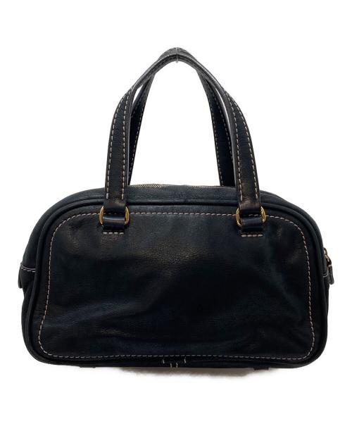 LOEWE（ロエベ）LOEWE (ロエベ) ハンドバッグ　レザーバッグ ブラック サイズ:実寸参照の古着・服飾アイテム