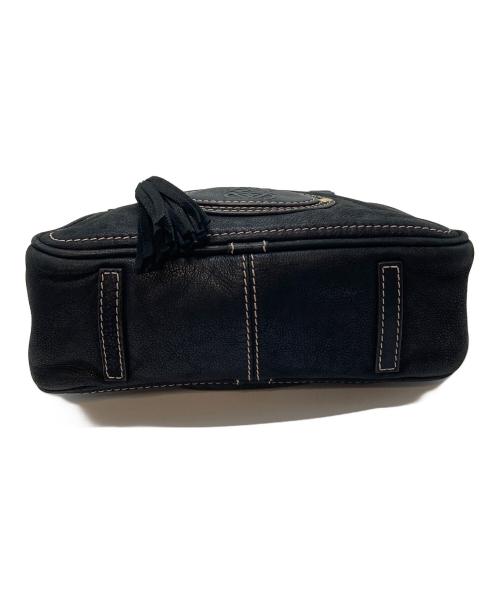 LOEWE（ロエベ）LOEWE (ロエベ) ハンドバッグ　レザーバッグ ブラック サイズ:実寸参照の古着・服飾アイテム