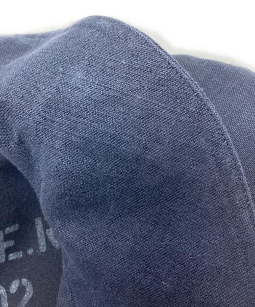 Der SAMMLER SOLO（ディアザムラーソロ）Der SAMMLER SOLO (ディアザムラーソロ) Pコート　アウター　リネンコート　日本製 ネイビー サイズ:46の古着・服飾アイテム