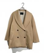 allurevilleアルアバイル）の古着「ポリエステルショールカラーミドルタケコート　アウター　ライトアウター　日本製」｜ベージュ