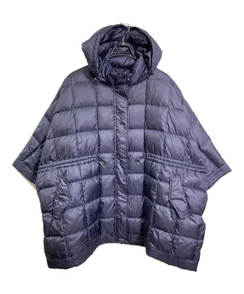 EMMA & GAIA（エマアンドガイア）EMMA & GAIA (エマアンドガイア) ダウンジャケット　ダウンポンチョ　アウター ネイビー サイズ:44の古着・服飾アイテム