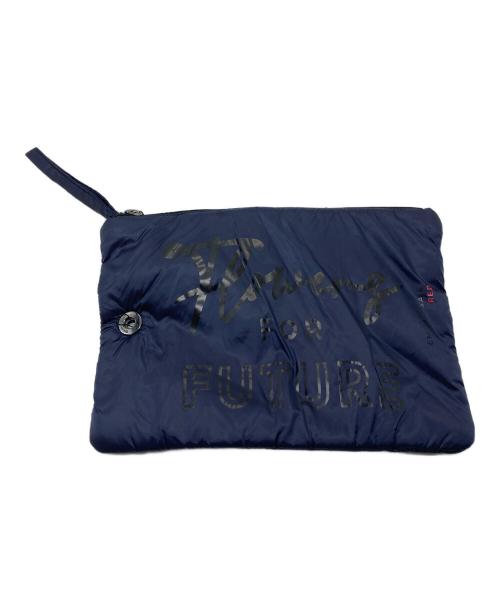 EMMA & GAIA（エマアンドガイア）EMMA & GAIA (エマアンドガイア) ダウンジャケット　ダウンポンチョ　アウター ネイビー サイズ:44の古着・服飾アイテム