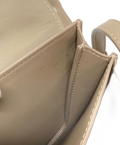 VASIC（ヴァジック）VASIC (ヴァジック) City Miniバッグ　ショルダーバッグ　レザーバッグ ベージュ サイズ:実寸参照の古着・服飾アイテム