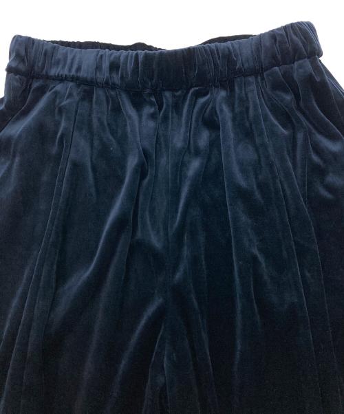 Curensology（カレンソロジー）Curensology (カレンソロジー) ベロアドロストパンツ ネイビー サイズ:FREEの古着・服飾アイテム