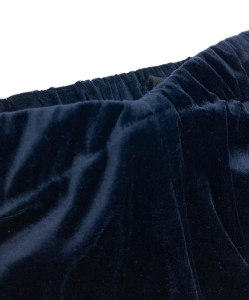 Curensology（カレンソロジー）Curensology (カレンソロジー) ベロアドロストパンツ ネイビー サイズ:FREEの古着・服飾アイテム