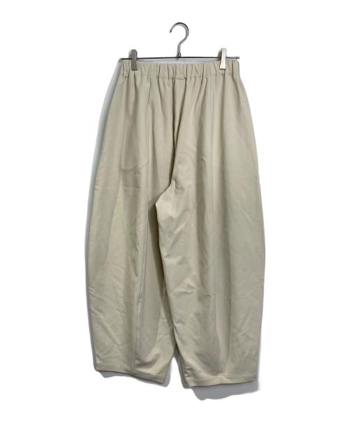 Curensology（カレンソロジー）Curensology (カレンソロジー) ダブルクロスドロストパンツ　ゆったり ベージュ サイズ:FREEの古着・服飾アイテム