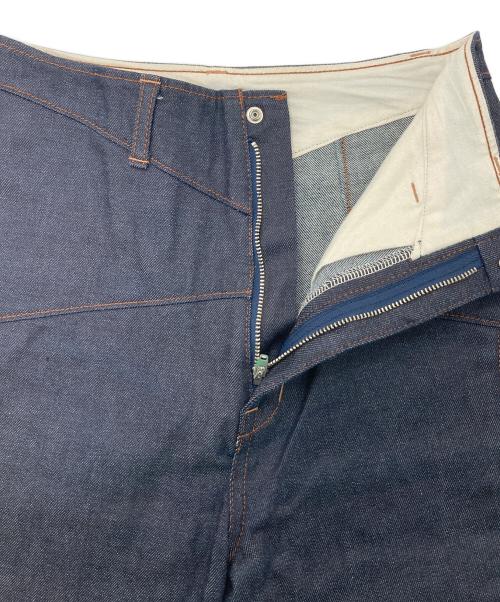 FETICO（フェティコ）FETICO (フェティコ) 12oz HIGT-RISE COATING JEANS インディゴ サイズ:1の古着・服飾アイテム