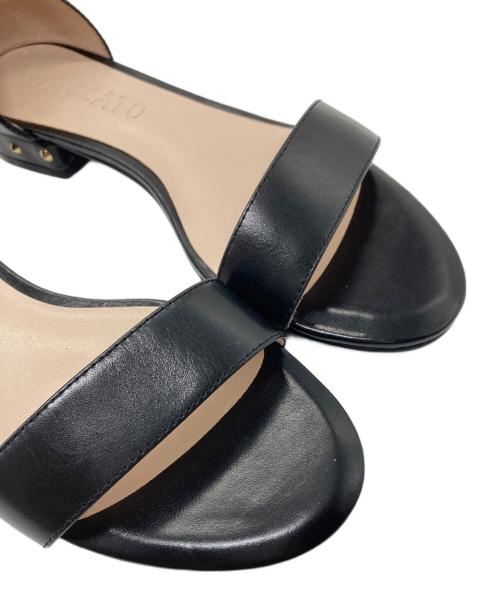 STACCATO（スタッカート）STACCATO (スタッカート) アンクルストラップサンダル ブラック サイズ:23の古着・服飾アイテム
