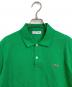 LACOSTE (ラコステ) ポロシャツ　コットンポロ　日本製 グリーン サイズ:4 未使用品：6000円