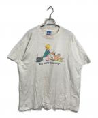 SHARKY'Sシャーキーズ）の古着「【古着】プリントTシャツ　コットンTシャツ　シングルステッチ　USA製」｜ホワイト