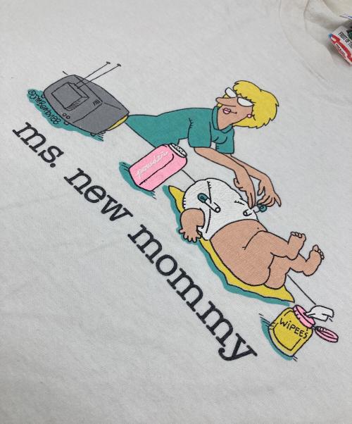 SHARKY'S（シャーキーズ）SHARKY'S (シャーキーズ) 【古着】プリントTシャツ　コットンTシャツ　シングルステッチ　USA製 ホワイト サイズ:XLの古着・服飾アイテム