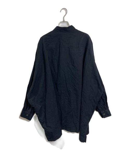 Y's（ワイズ）Y's (ワイズ) コットンシャツ　ビッグシルエット ブラック サイズ:2の古着・服飾アイテム