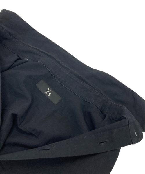 Y's（ワイズ）Y's (ワイズ) コットンシャツ　ビッグシルエット ブラック サイズ:2の古着・服飾アイテム