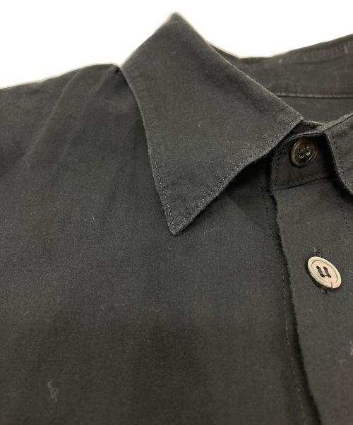 Y's（ワイズ）Y's (ワイズ) コットンシャツ　ビッグシルエット ブラック サイズ:2の古着・服飾アイテム