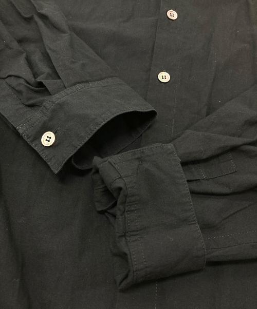 Y's（ワイズ）Y's (ワイズ) コットンシャツ　ビッグシルエット ブラック サイズ:2の古着・服飾アイテム
