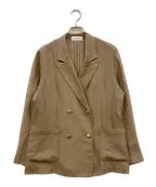 La boutique BonBonラブティックボンボン）の古着「メッシュメタルボタンライトジャケット」｜ベージュ