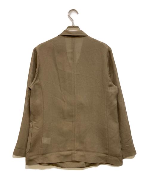 La boutique BonBon（ラブティックボンボン）La boutique BonBon (ラブティックボンボン) メッシュメタルボタンライトジャケット ベージュ サイズ:Fの古着・服飾アイテム