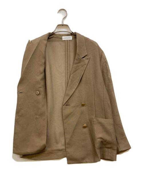 La boutique BonBon（ラブティックボンボン）La boutique BonBon (ラブティックボンボン) メッシュメタルボタンライトジャケット ベージュ サイズ:Fの古着・服飾アイテム