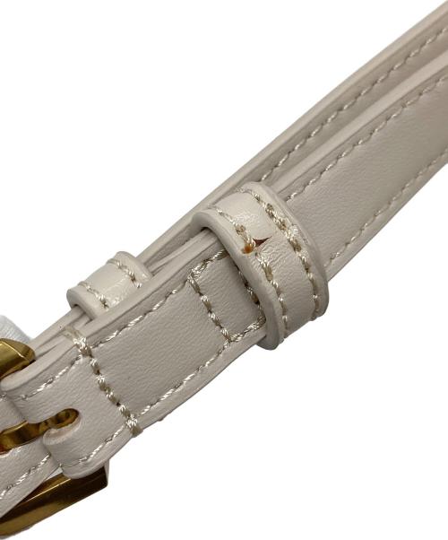 CHARLES & KEITH（チャールズアンドキース）CHARLES & KEITH (チャールズアンドキース) ショルダーバッグ　ハンドバッグ　2WAYバッグ ホワイト サイズ:実寸参照の古着・服飾アイテム