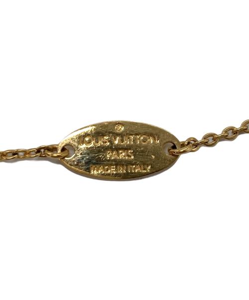LOUIS VUITTON（ルイ ヴィトン）LOUIS VUITTON (ルイ ヴィトン) チェーン ブレスレット ナノグラム　イタリア製 ゴールド×シルバー サイズ:実寸参照の古着・服飾アイテム