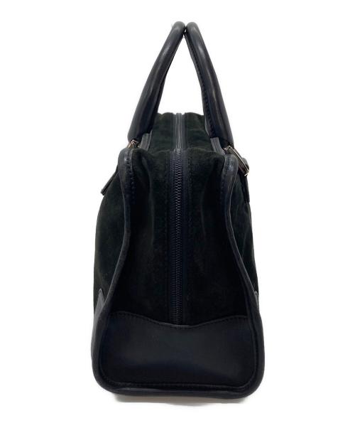 LOEWE（ロエベ）LOEWE (ロエベ) スエードハンドバッグ　アマソナ ブラック サイズ:実寸参照の古着・服飾アイテム