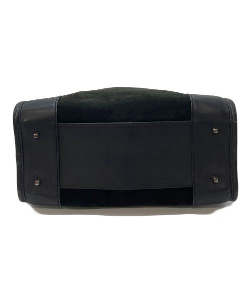 LOEWE（ロエベ）LOEWE (ロエベ) スエードハンドバッグ　アマソナ ブラック サイズ:実寸参照の古着・服飾アイテム