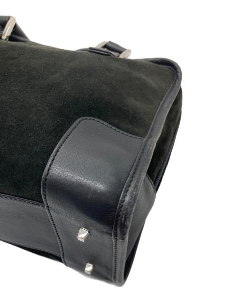 LOEWE（ロエベ）LOEWE (ロエベ) スエードハンドバッグ　アマソナ ブラック サイズ:実寸参照の古着・服飾アイテム