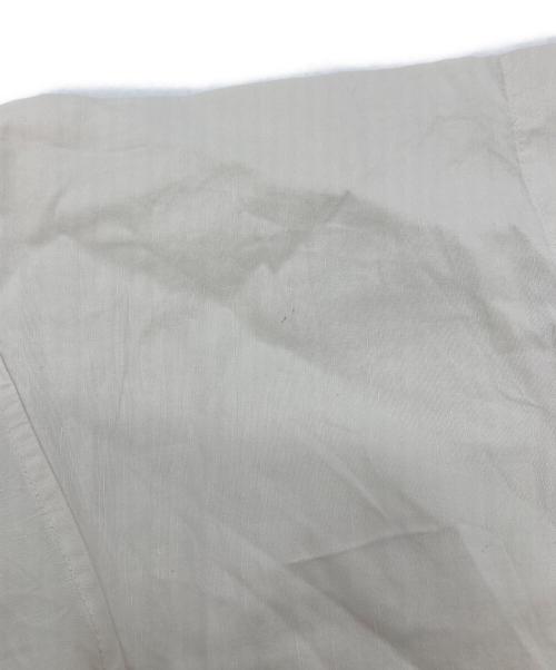 MHL（エムエイチエル）MHL (エムエイチエル) DRY COTTON LINEN P/O SHIRT  ドライコットンリネンプルオーバーシャツ　半袖トップス ホワイト サイズ:1の古着・服飾アイテム