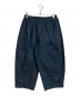 mizuiro-ind（ミズイロインド）の古着「ボリュームイージーパンツ」｜ネイビー